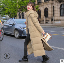 Load image into Gallery viewer, Thick down parka women with hood down jacket winterr coat cultivate morality fashion eiderdown hoodie with thick 805
