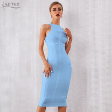 Load image into Gallery viewer, ADYCE 2021 New Summer White Women Bodycon Bandage Dress Elegant Tank Sexy Sleeveless Club Celebrity Evening Runway Party Dresses
