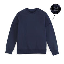 Load image into Gallery viewer, SIMWOOD 2021 Autumn New Hoodies Men Casual Minimalist Sweatshirt O-Neck Embroidery Logo Plus Size Basic Pullover  SI980547

