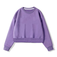 Load image into Gallery viewer, Aachoae Women Couple Hoodies Sweatshirt Fleece 100% Cotton Tracksuit Sports Sweatshirt 2021 Winter Japanese Casual Loose Jumper
