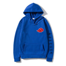 Load image into Gallery viewer, Japan Anime Akatsuki Cloud Symbols Print Men Hoodies Sweatshirt Streetwear Hoodie Men Women Oversized Sweatshirt Pullover Hoody

