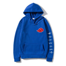 Load image into Gallery viewer, Japan Anime Akatsuki Cloud Symbols Print Men Hoodies Sweatshirt Streetwear Hoodie Men Women Oversized Sweatshirt Pullover Hoody
