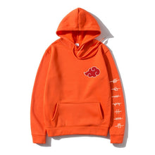Load image into Gallery viewer, Japan Anime Akatsuki Cloud Symbols Print Men Hoodies Sweatshirt Streetwear Hoodie Men Women Oversized Sweatshirt Pullover Hoody
