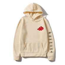 Load image into Gallery viewer, Japan Anime Akatsuki Cloud Symbols Print Men Hoodies Sweatshirt Streetwear Hoodie Men Women Oversized Sweatshirt Pullover Hoody
