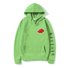 Load image into Gallery viewer, Japan Anime Akatsuki Cloud Symbols Print Men Hoodies Sweatshirt Streetwear Hoodie Men Women Oversized Sweatshirt Pullover Hoody
