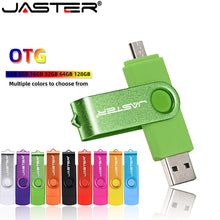 Load image into Gallery viewer, JASTER USB 2.0 OTG USB flash drive Smart Phone Tablet PC 4GB 8GB 16GB 32GB 64GB  Pendrives OTG Real Capacity Usb stick
