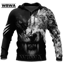 Load image into Gallery viewer, Brand Fashion Autumn lion Hoodies White Tiger Skin 3D All Over Printed Mens Sweatshirt Unisex Zip Pullover Casual Jacket
