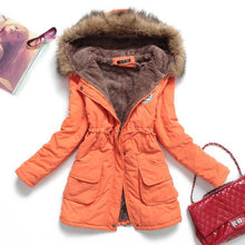 Load image into Gallery viewer, Fitaylor Winter Jacket Women Thick Warm Hooded Parka Mujer Cotton Padded Coat Long Paragraph Plus Size 3xl Slim Jacket Female
