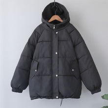 Load image into Gallery viewer, Syiwidii Winter Coat Women Jacket Parkas Thick 2021 Autumn Black Oversized Purple Puffer Bubble Hooded Harajuku Clothes Loose
