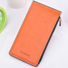 Load image into Gallery viewer, Baellerry Womens Leather Wallet Zipper Ladies Credit Card Holder Purse Female Long Clutch Coin Card Pockets Wallets Cuzdan W109
