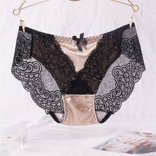 Load image into Gallery viewer, Sexy ladies panties lace transparent cotton breathable quality underwear
